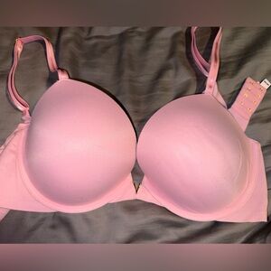 Victoria’s Secret push up bra size 36D women’s adjustable straps padded bra pink